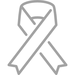 icon ribbon grey - خیریه بهراد بنکدار